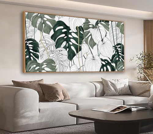 Large tropical botanical wall - large,