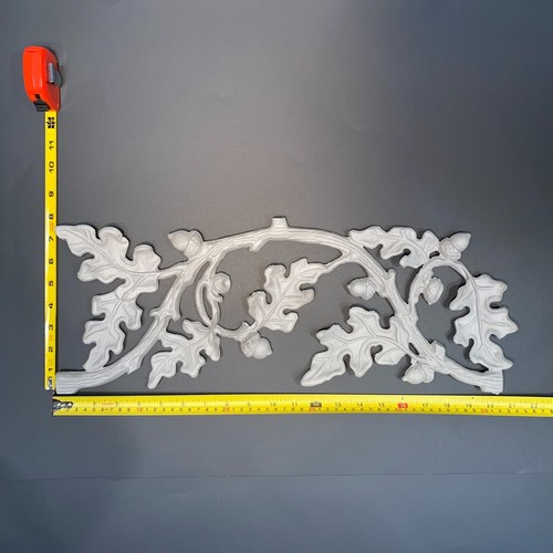 Vintage pediment fall oak - pediment,